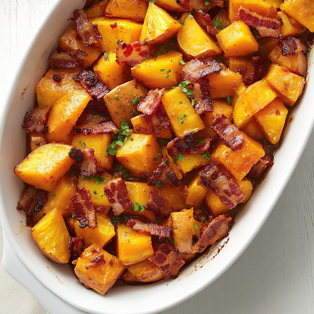 easyChef Pro Spicy Bacon & Pineapple Sweet Potato Bake
