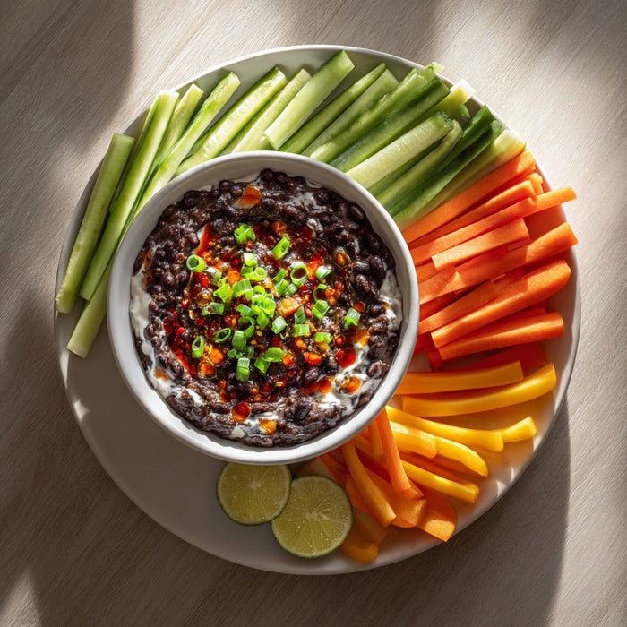 easyChef Pro Spicy Black Bean & Cottage Cheese Fusion Dip