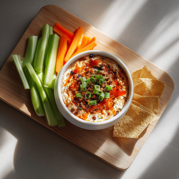 easyChef Pro Spicy Black Bean & Cottage Cheese Fusion Dip