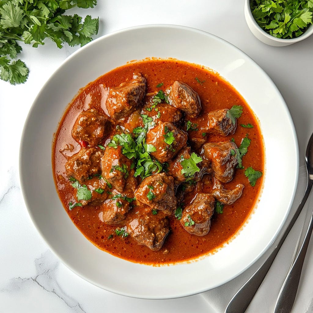 easyChef Pro Spicy Butter Lamb Gravy with Creamy Tomato Sauce
