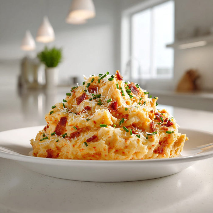 easyChef Pro Spicy Cheddar Bacon Red Mashed Potatoes