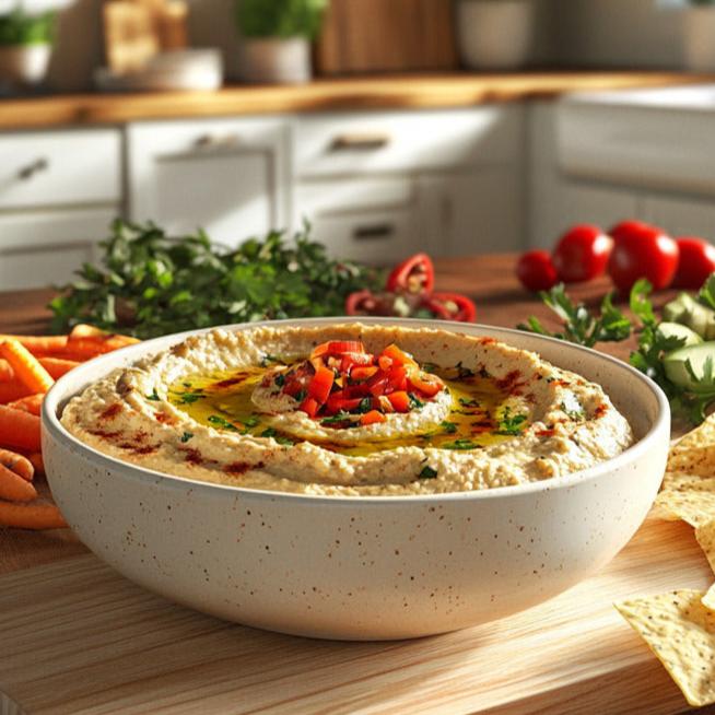 easyChef Pro Spicy Chipotle Cilantro Hummus