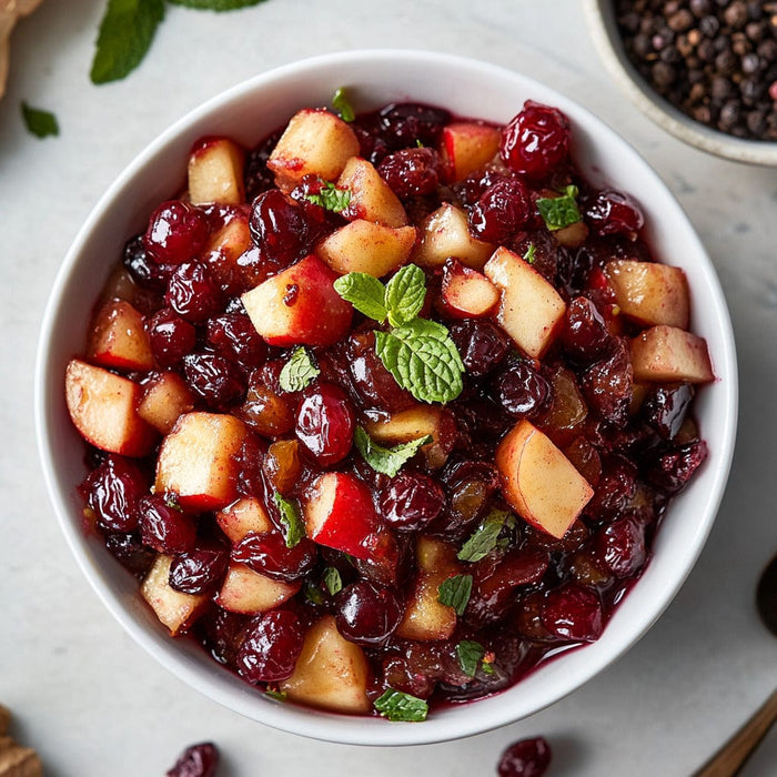 easyChef Pro Spicy Ginger-Cranberry Apple Chutney