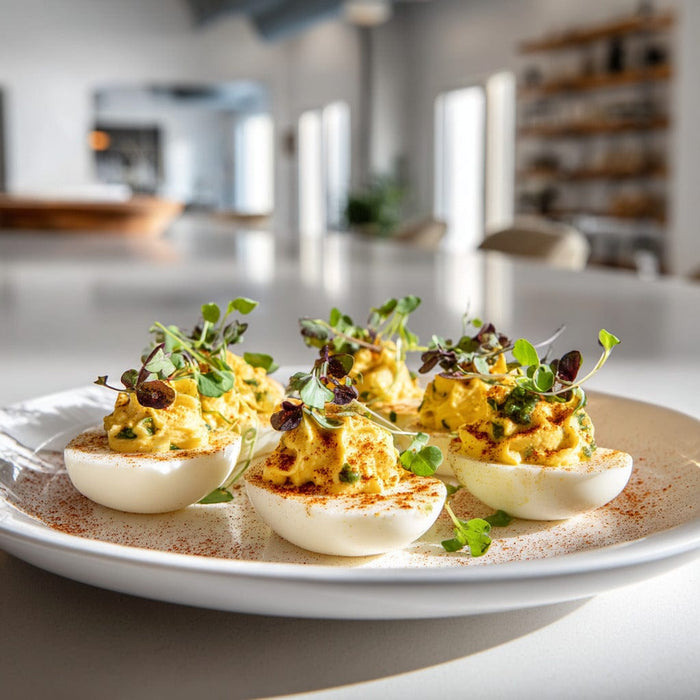 easyChef Pro Spicy Jalapeño & Habanero Deviled Eggs with Paprika Twist