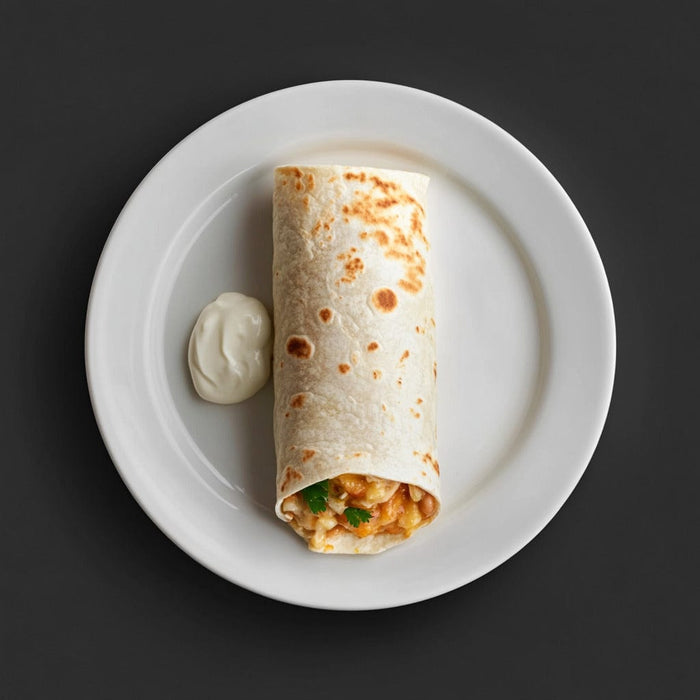 easyChef Pro Spicy Refried Bean and Cheese Burrito