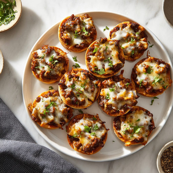 easyChef Pro Spicy Sausage & Beef Mini Pizzas