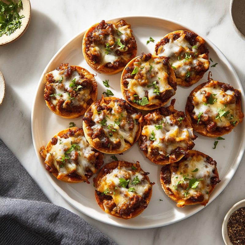 easyChef Pro Spicy Sausage & Beef Mini Pizzas