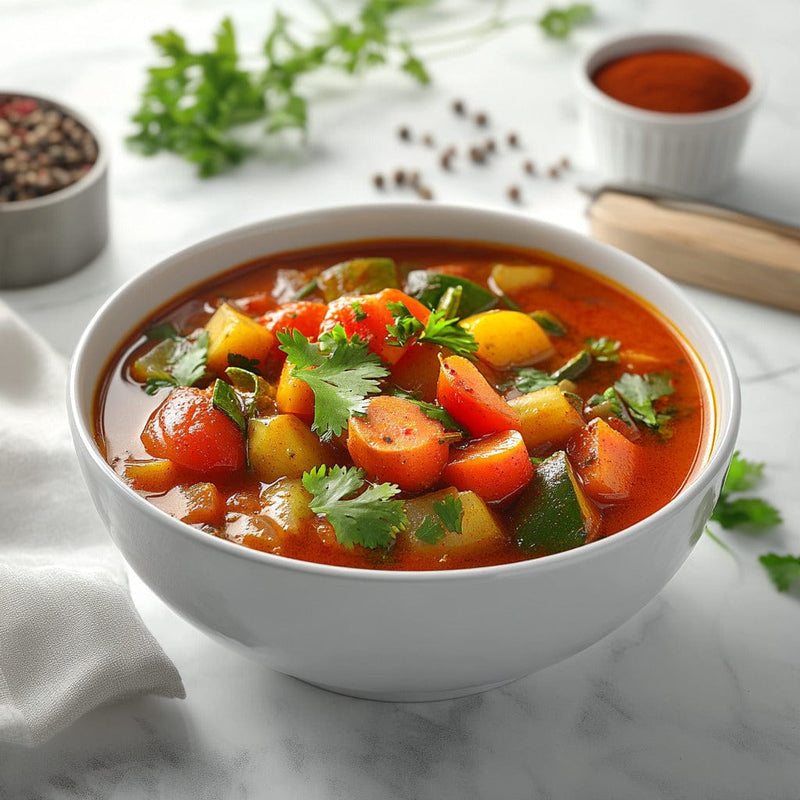 easyChef Pro Spicy Tomato Vegetable Curry