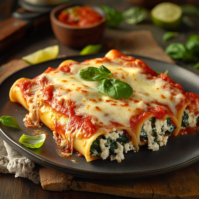 easyChef Pro Spinach & Ricotta Manicotti