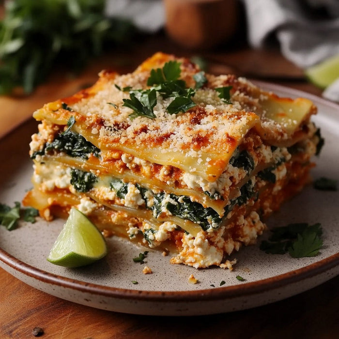 easyChef Pro Spinach Tofu Lasagna
