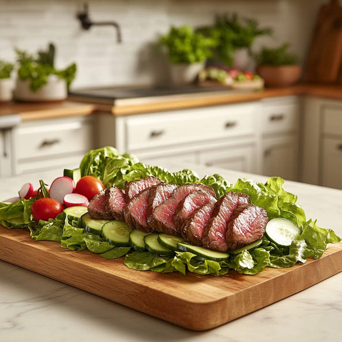easyChef Pro Sukiyaki Beef Salad Wraps