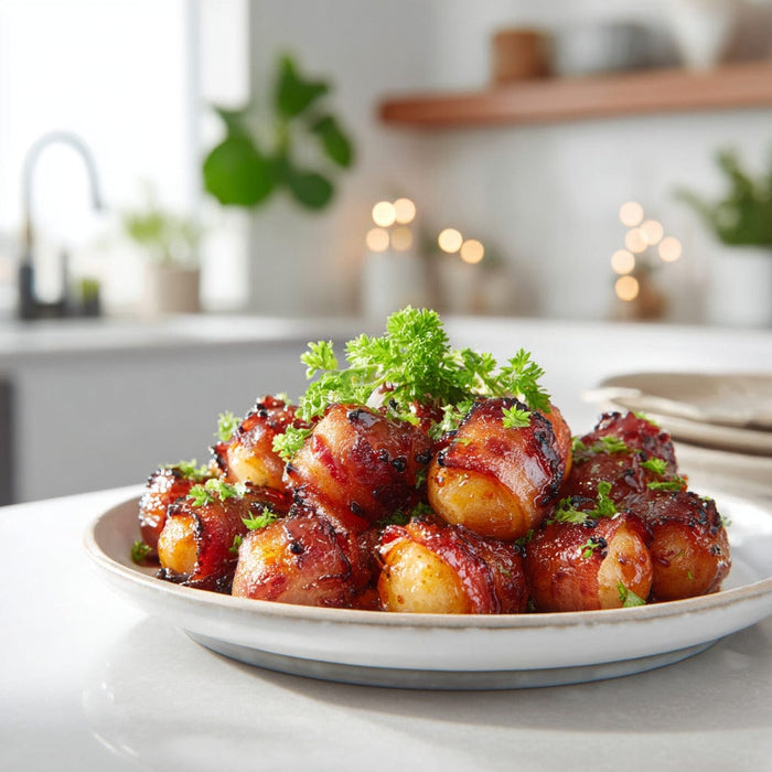 easyChef Pro Sweet and Spicy Bacon-Wrapped Water Chestnuts