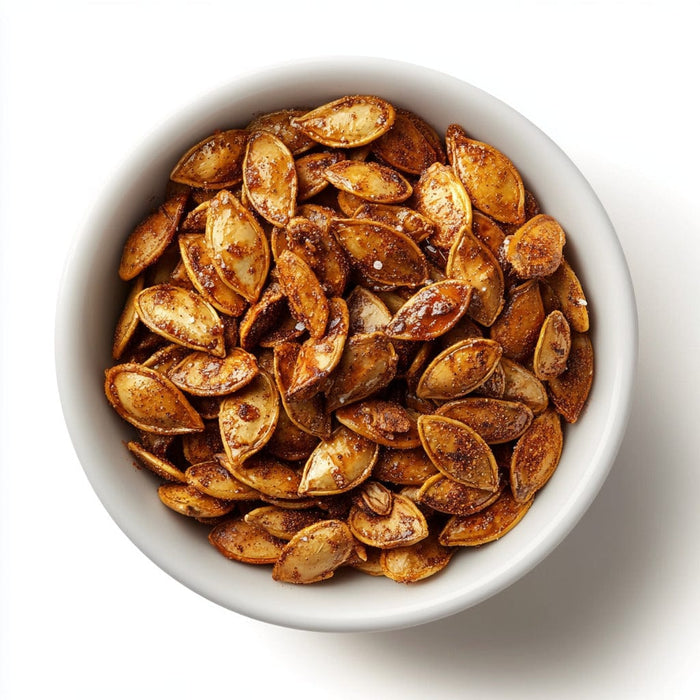 easyChef Pro Sweet and Spicy Caramelized Pumpkin Seeds with a Cinnamon Kick