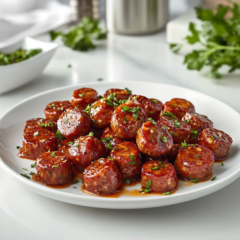 easyChef Pro Sweet and Spicy Kielbasa Bites