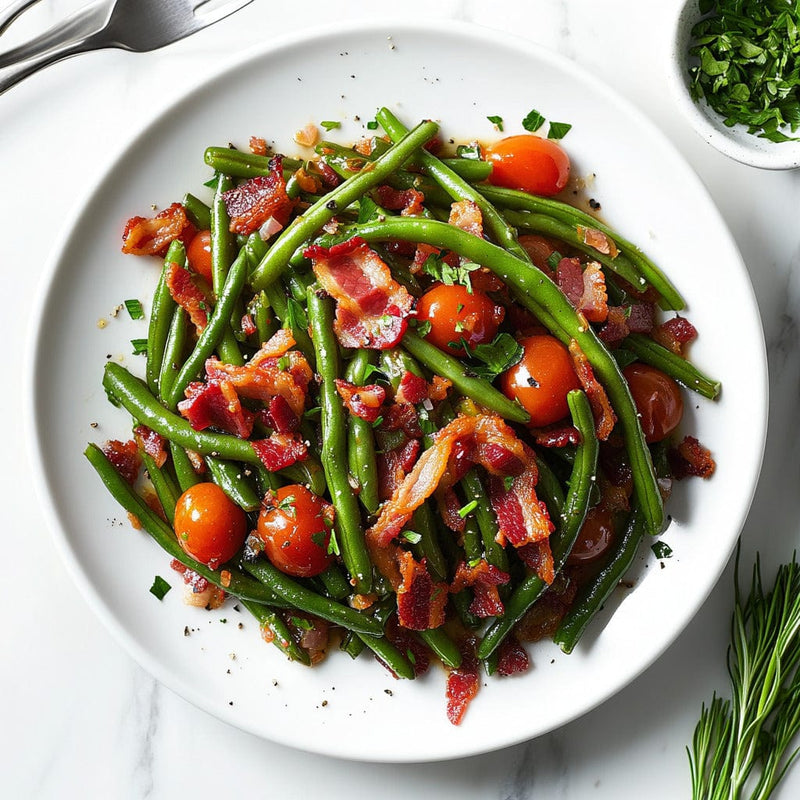 easyChef Pro Sweet Italian Green Beans with Crispy Bacon