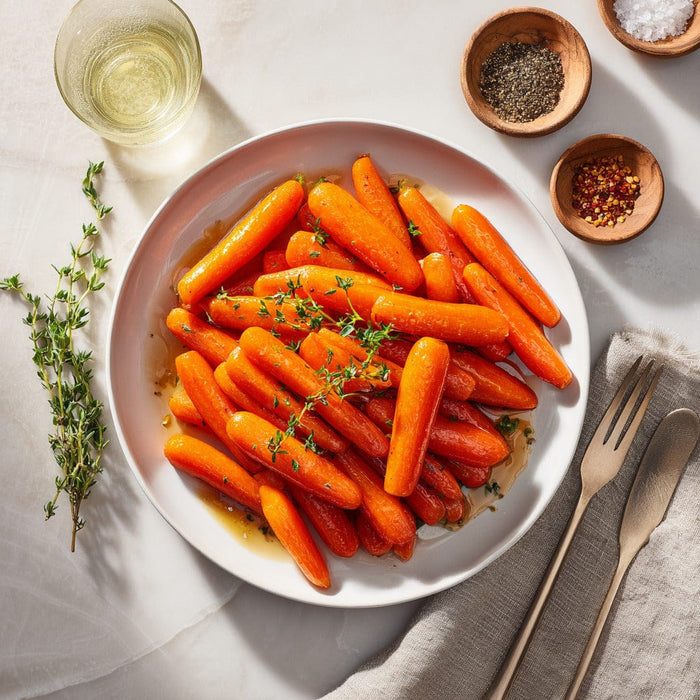 easyChef Pro Sweet Maple-Butter Glazed Baby Carrots