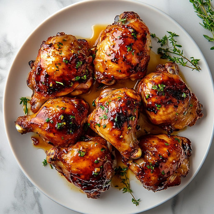 easyChef Pro Sweet & Sticky Garlic Chicken with Crispy Skin