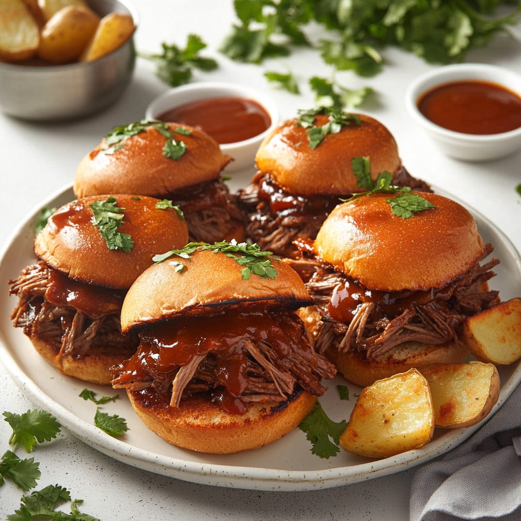 easyChef Pro Tangy BBQ Beer Beef Sliders