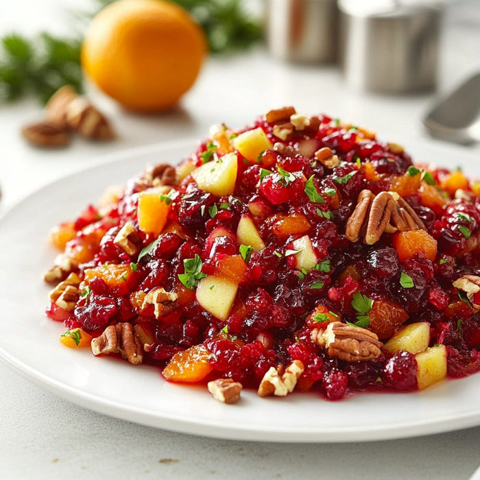 easyChef Pro Tangy Cranberry Orange Relish with Pecans