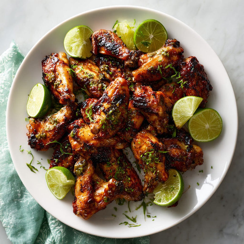 easyChef Pro Tangy Ginger-Lime Grilled Chicken Wings
