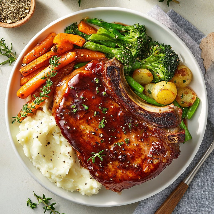 easyChef Pro Tangy Glazed Pork Chops