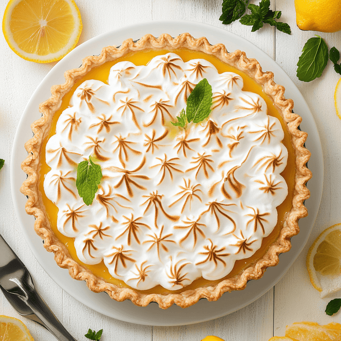 easyChef Pro Tangy Lemon Meringue Pie with Fluffy Topping