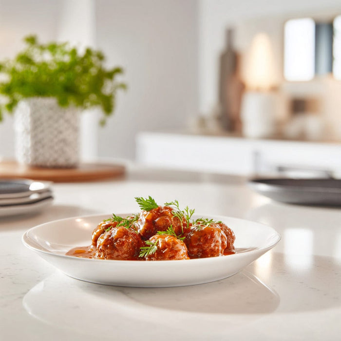easyChef Pro Tangy Sweet and Sour Oven-Baked Beef Meatballs