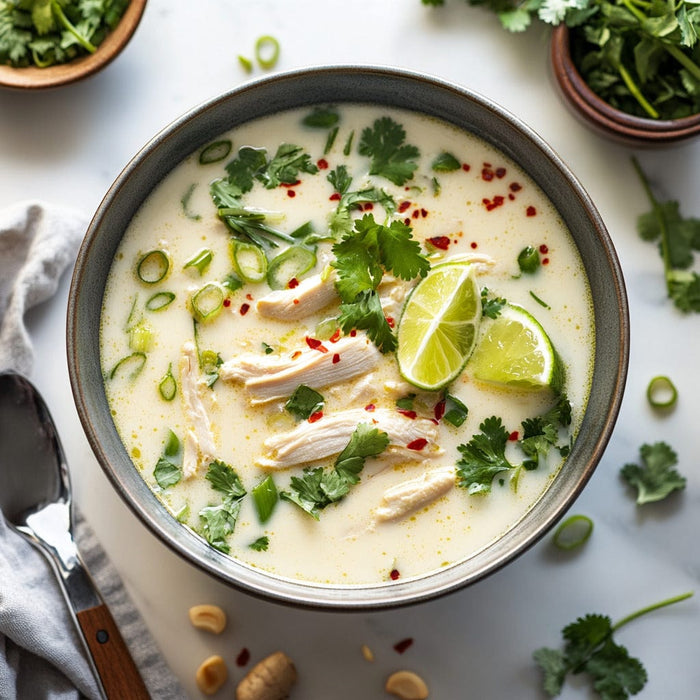 easyChef Pro Thai Coconut Chicken Soup (Tom Ka Gai)