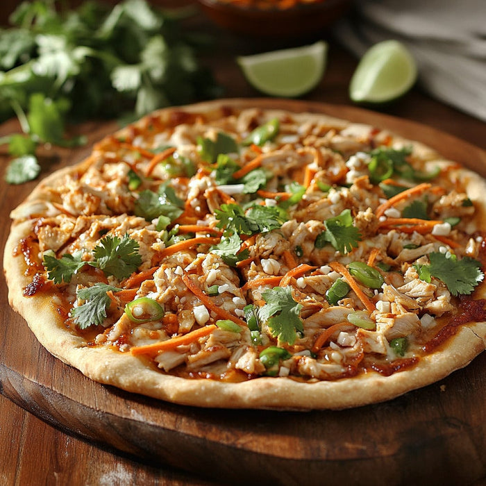 easyChef Pro Thai Peanut Chicken Pizza