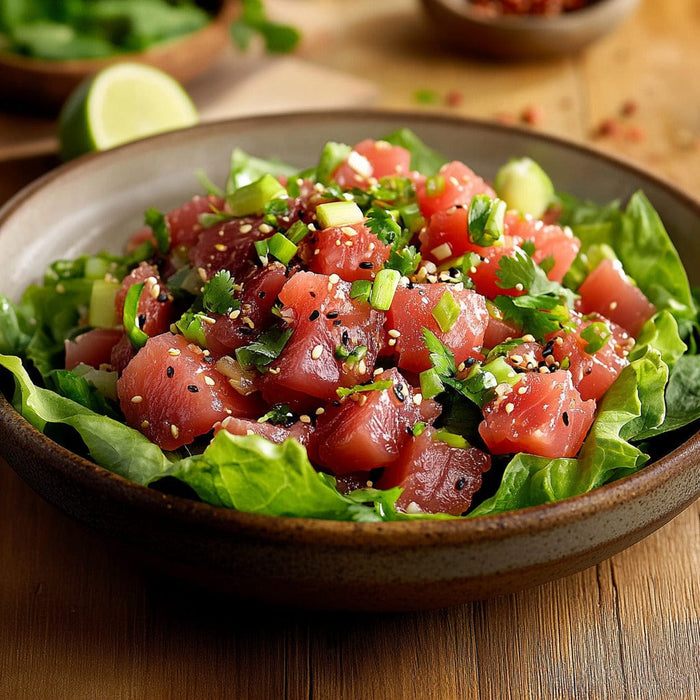 easyChef Pro Tropical Ahi Poke Salad