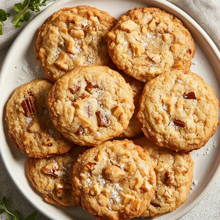 easyChef Pro Tropical Butterscotch Pecan Cookies with Coconut Crunch