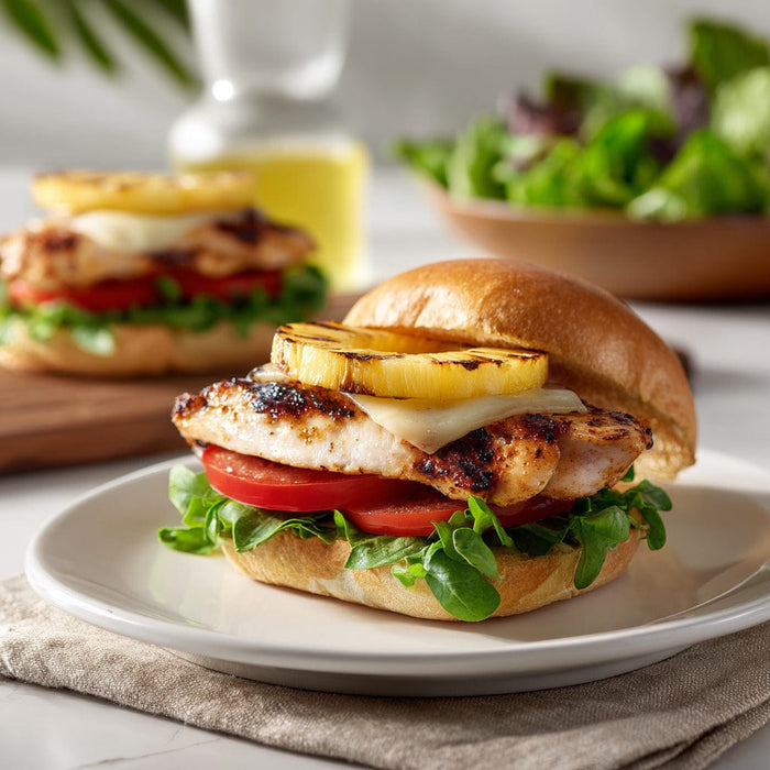 easyChef Pro Tropical Chicken and Pineapple Sandwiches with Provolone
