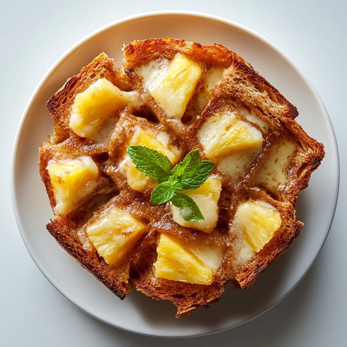 easyChef Pro Tropical Cinnamon Capirotada with Pineapple and Colby Cheese