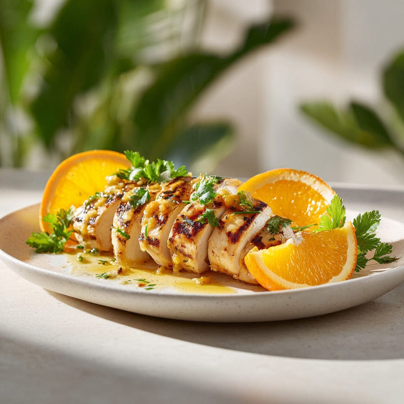 easyChef Pro Tropical Citrus-Ginger Grilled Chicken Breasts