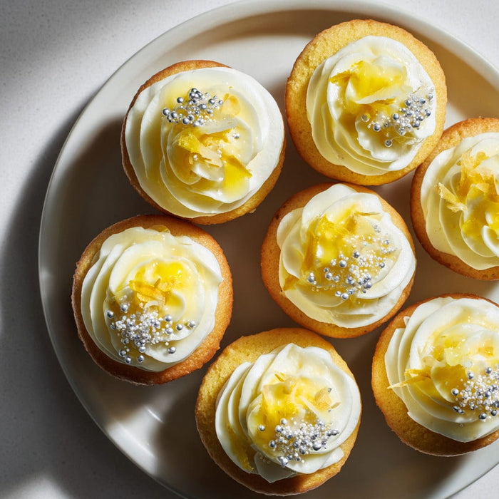 easyChef Pro Tropical Coconut Curry Cupcakes with Basil Whipped Topping