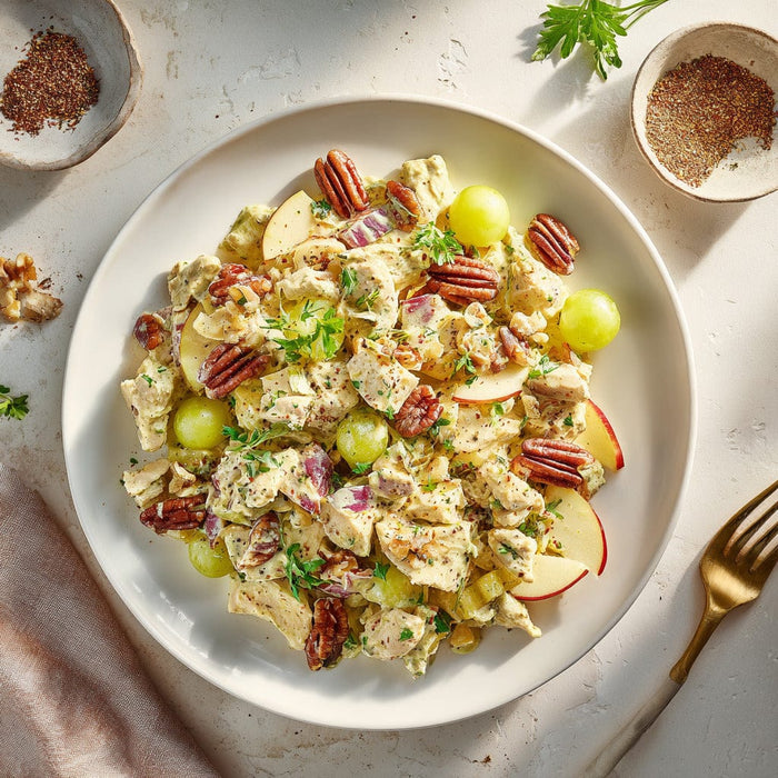 easyChef Pro Tropical Curried Chicken Salad with Toasted Pecans