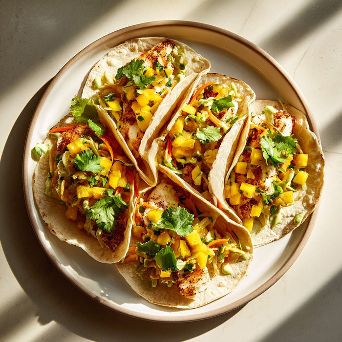 easyChef Pro Tropical Ginger-Lime Mahi Mahi Tacos