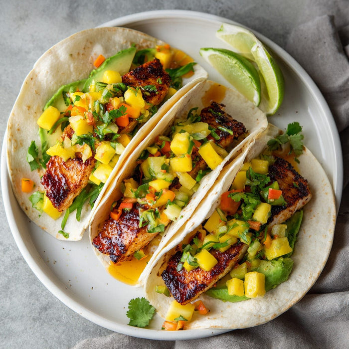 easyChef Pro Tropical Ginger-Lime Mahi Mahi Tacos