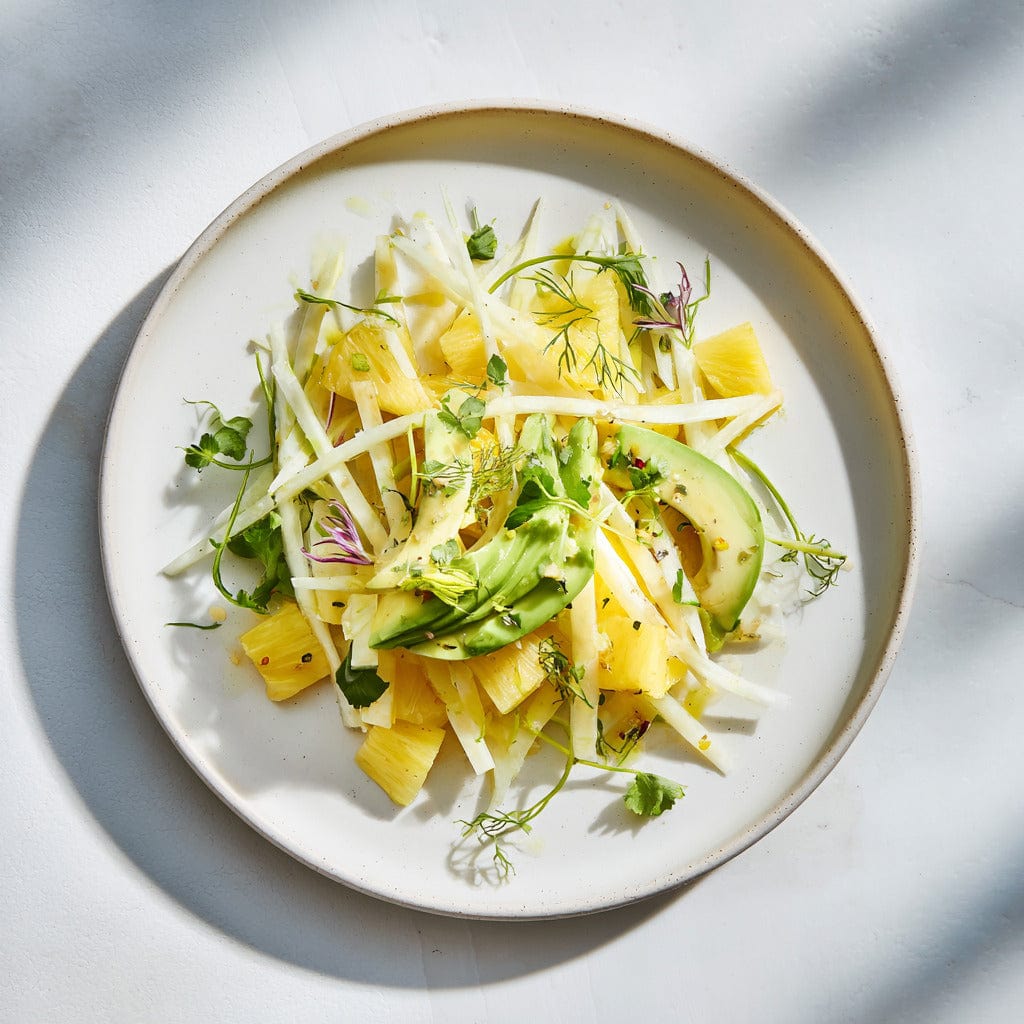 easyChef Pro Tropical Jicama and Pineapple Salad with Cilantro Dressing