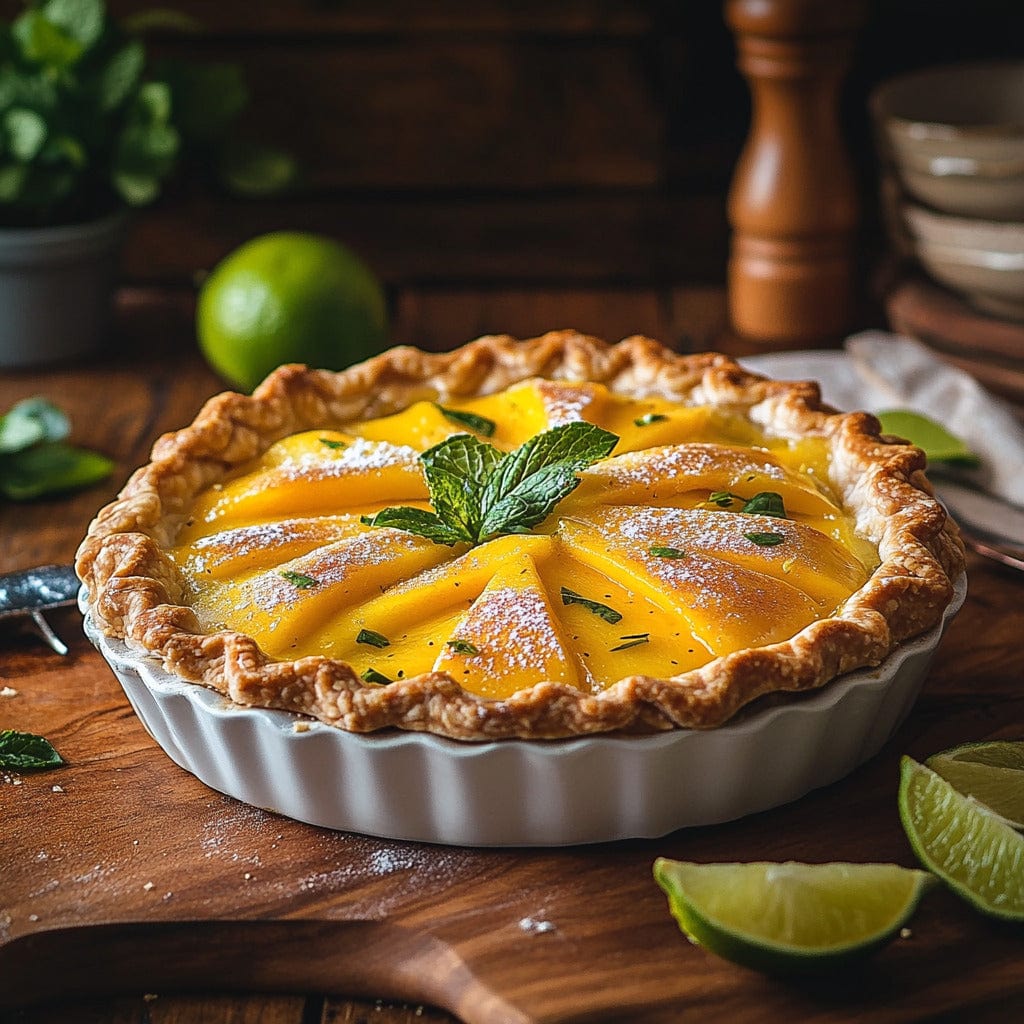 easyChef Pro Tropical Mango Bliss Pie