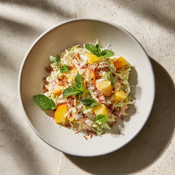 easyChef Pro Tropical Paradise Coleslaw with Coconut Dressing