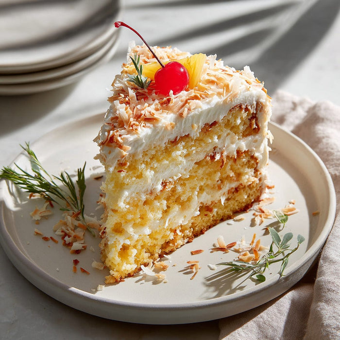 easyChef Pro Tropical Paradise Piña Colada Rum Cake