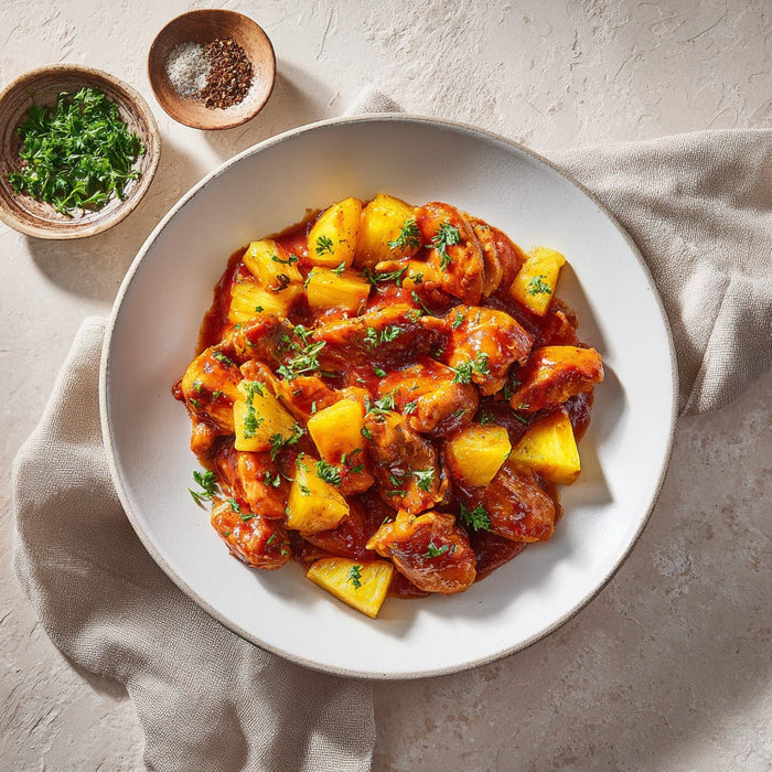 easyChef Pro Tropical Pineapple BBQ Slow Cooker Chicken