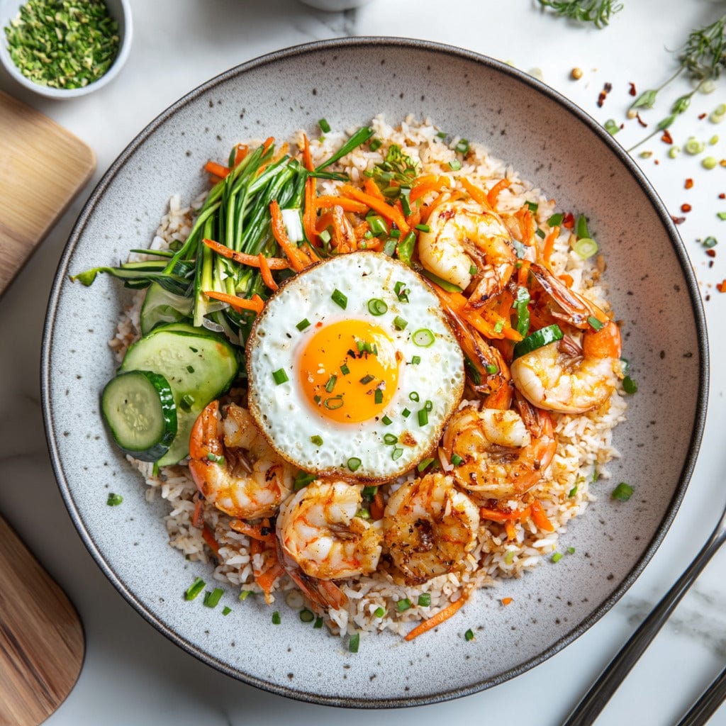 easyChef Pro Tropical Prawn Nasi Goreng