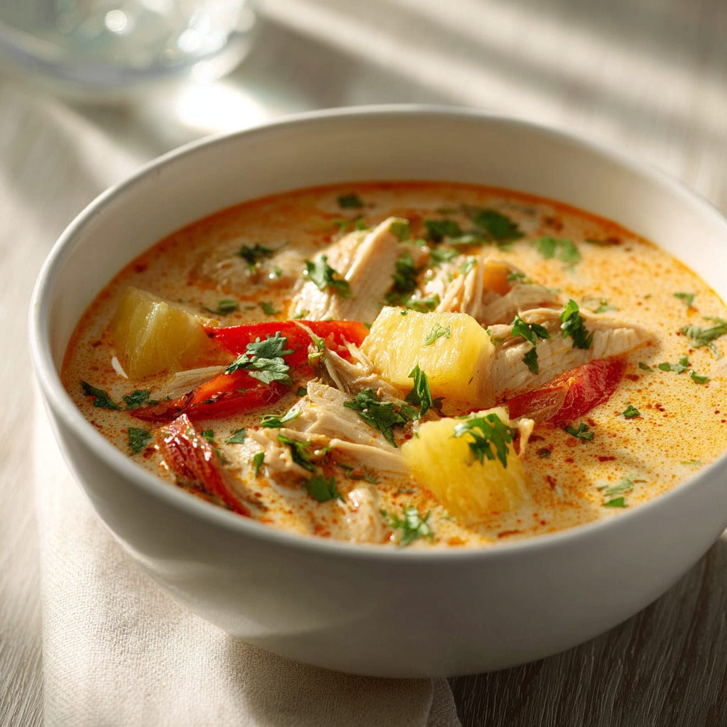 easyChef Pro Tropical Spicy Coconut Chicken Soup