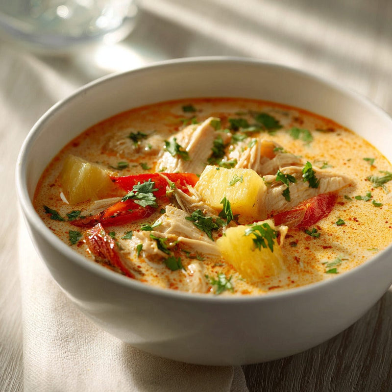 easyChef Pro Tropical Spicy Coconut Chicken Soup