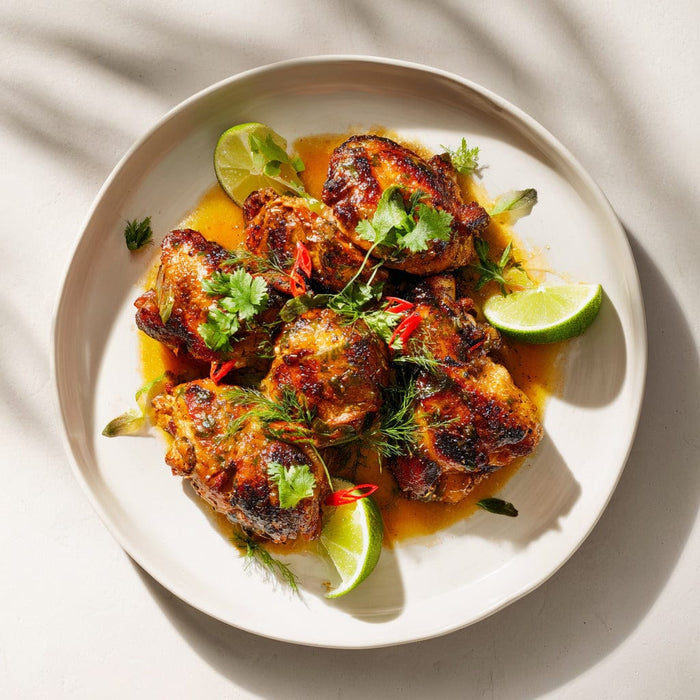 easyChef Pro Tropical Spicy Jerk Chicken with Crispy Skin