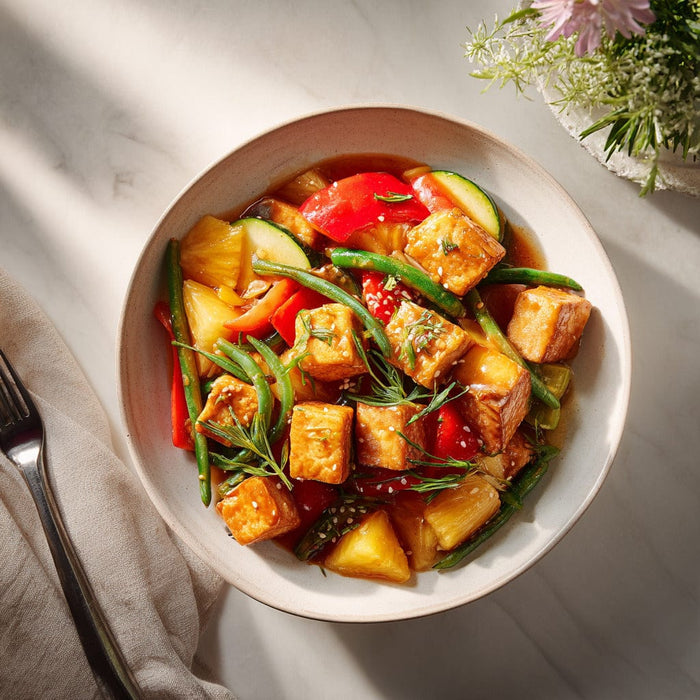 easyChef Pro Tropical Sweet and Sour Tofu Stir-Fry