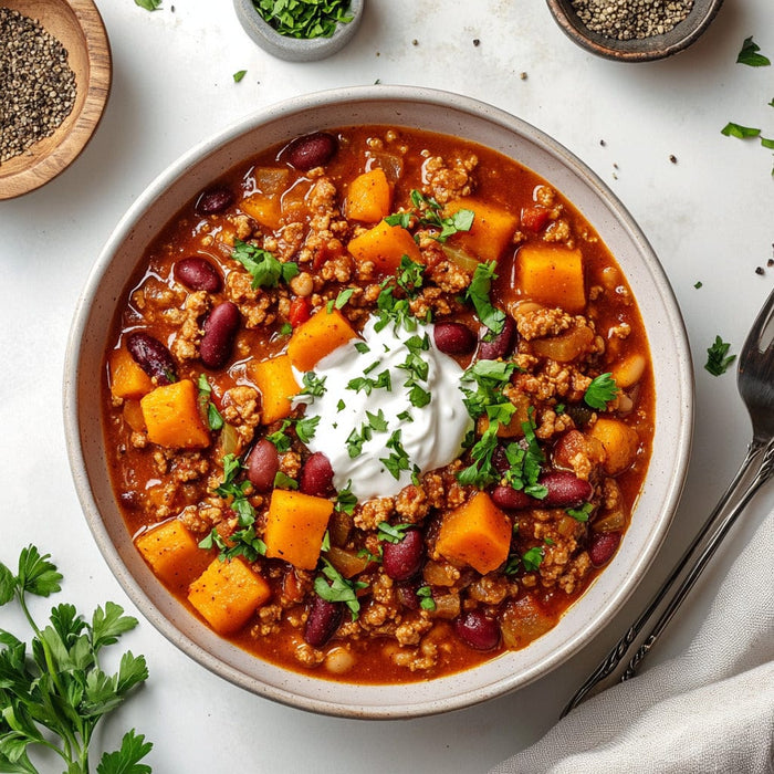 easyChef Pro Turkey and Butternut Squash Chili