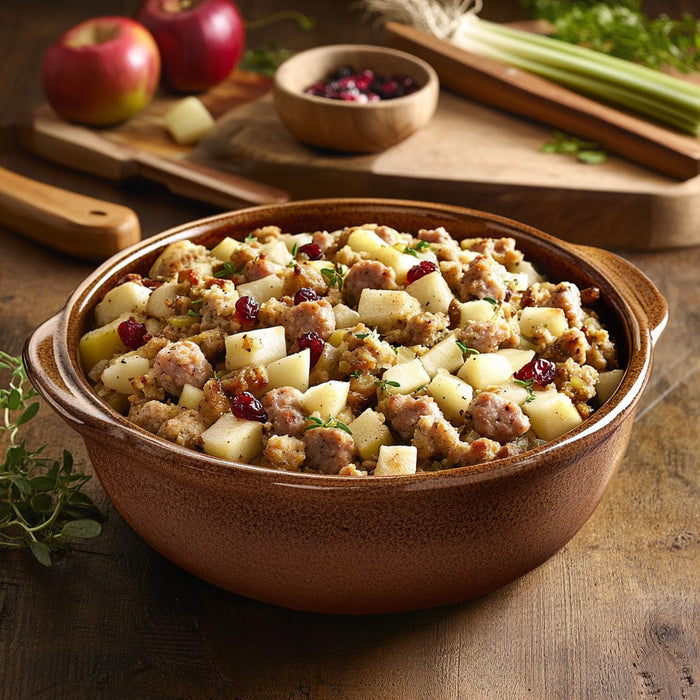 easyChef Pro Turkey Sausage and Apple Stuffing